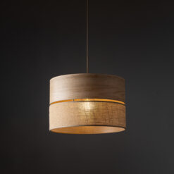 DORMA WOOD JUTA LAMPA WISZĄCA 1XE27
