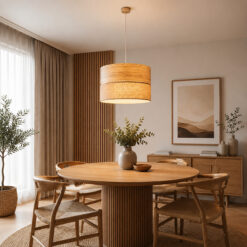 DORMA WOOD JUTA LAMPA WISZĄCA 1XE27