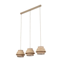 KALUM WOOD LAMPA WISZĄCA 3XE27
