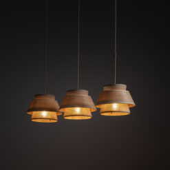 KALUM WOOD LAMPA WISZĄCA 3XE27