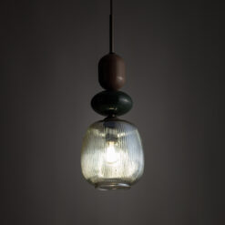ZEN NEW BROWN BOTTI COGNAC LAMPA WISZĄCA 1XE14