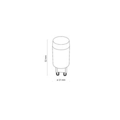ŻARÓWKA G9 LED LENS 3W 3000K