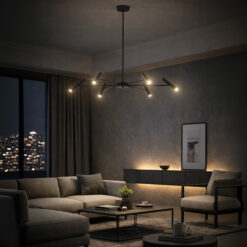 NIVA BLACK LAMPA WISZĄCA LED 30W