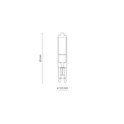 ŻARÓWKA G9 LED COB 3000K 4W