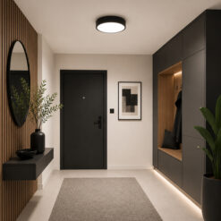 VELIS BLACK PLAFON LED 24W IP54