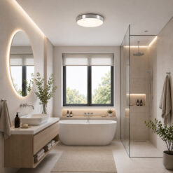 VELIS CHROME PLAFON LED 30W IP54