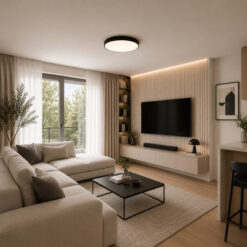 VELIS BLACK PLAFON LED 40W IP54