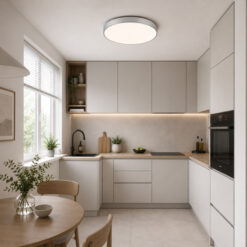 VELIS CHROME PLAFON LED 40W IP54