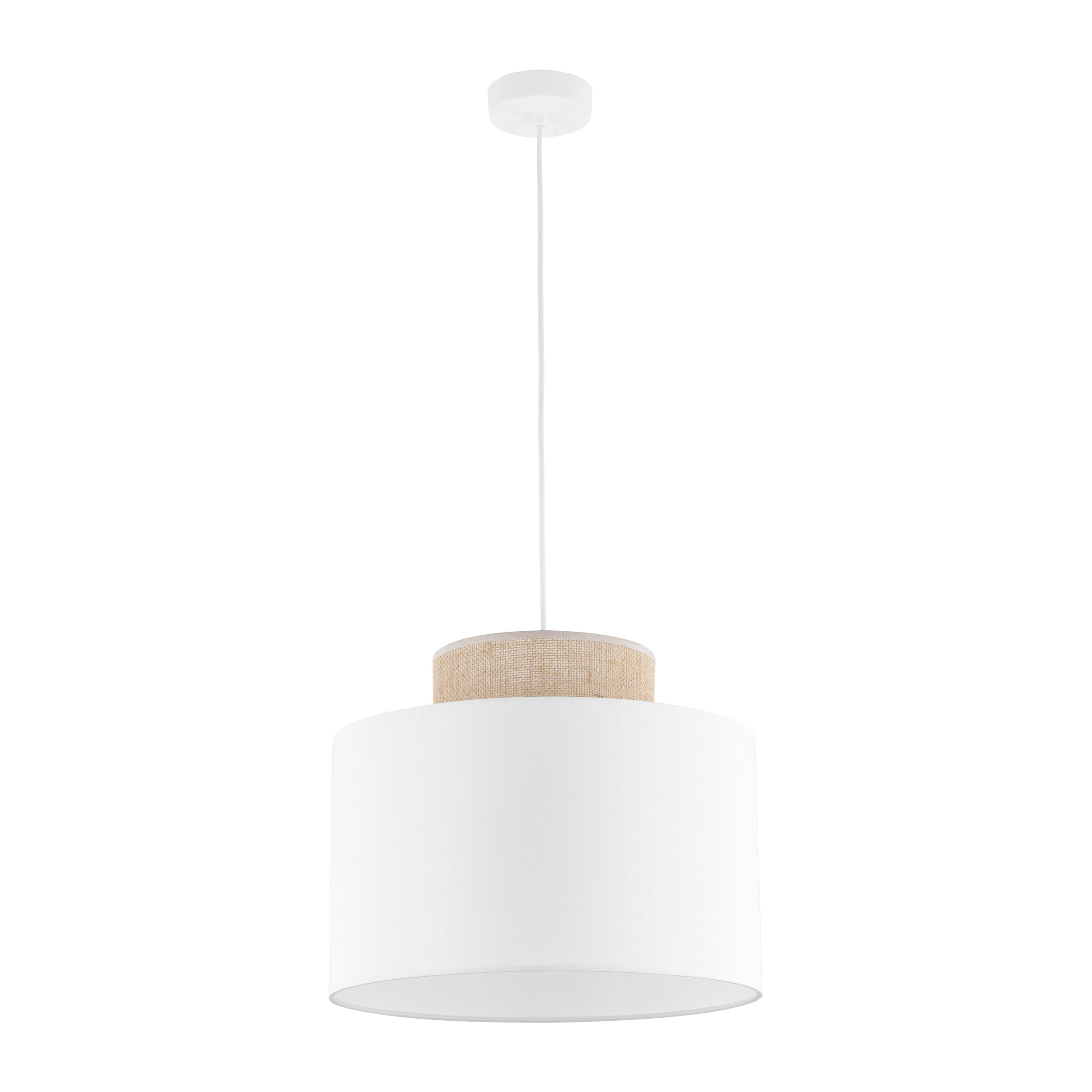 DUO WHITE JUTA LAMPA WISZĄCA 1 DUO WHITE JUTA LAMPA WISZĄCA 1