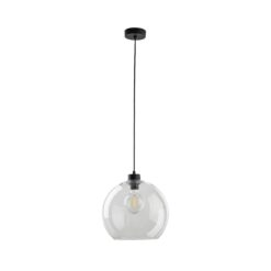 CUBUS LAMPA WISZĄCA 1 PŁ TRANSPARENT