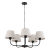 CHICAGO LINEN LAMPA SUFITOWA 6 CHICAGO LINEN LAMPA SUFITOWA 6