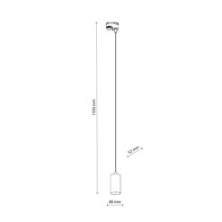TRACER TOP BLACK 1 WISZĄCA GU10