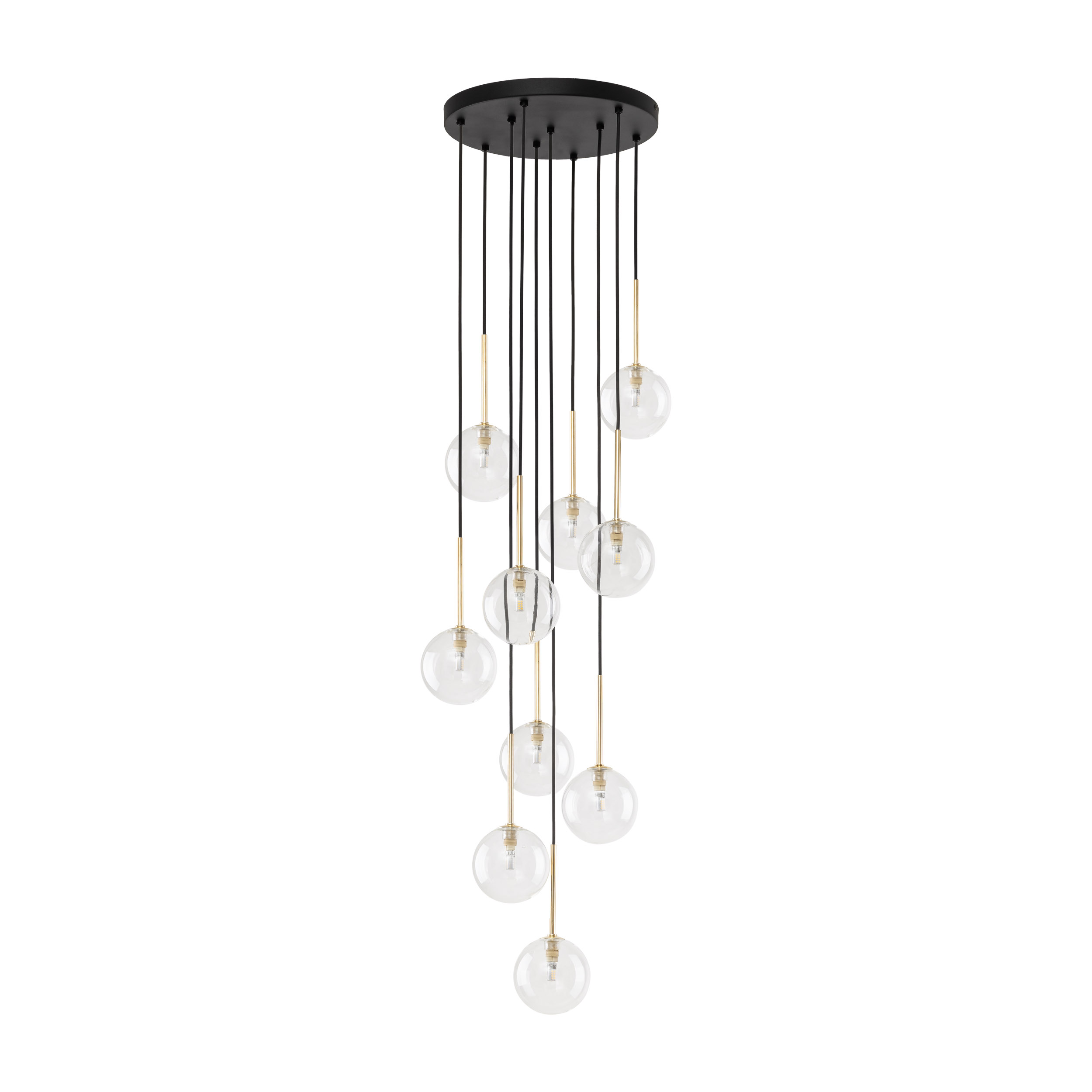 NILOS BLACK / GOLD LAMPA WISZĄCA 10 NILOS BLACK / GOLD LAMPA WISZĄCA 10