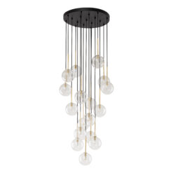 NILOS BLACK GOLD LAMPA WISZĄCA 17