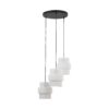 CALISTO BLACK LAMPA WISZĄCA 3  KOŁO
