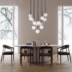 MARTIN BLACK WHITE LAMPA WISZACA 13