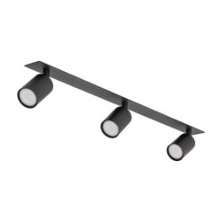 NEX BLACK 3XGU10 LAMPA SUFITOWA PODTYNKOWA