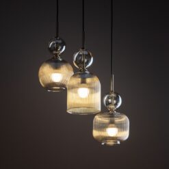 SOPHIA COGNAC LAMPA WISZACA 3XE14