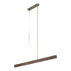 VIGA WOOD LED SOSNA SZCZOTKOWANA ORZECH LAMPA WISZĄCA