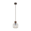 BALLO ORZECH LAMPA WISZĄCA 3XE14 KOŁO BALLO ORZECH LAMPA WISZĄCA 3XE14 KOŁO