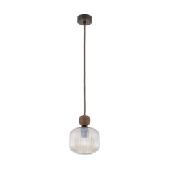 BALLO ORZECH LAMPA WISZĄCA 1XE14