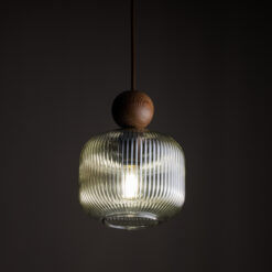 BALLO ORZECH LAMPA WISZĄCA 1XE14