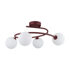 ILSA BURGUND LAMPA SUFITOWA 4XG9