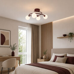 ILSA BURGUND LAMPA SUFITOWA 4XG9