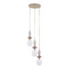 ZEN SABIA BOTTI WHITE LAMPA WISZĄCA 3XE14 KOŁO
