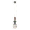 ZEN NEW BROWN FUSO COGNAC LAMPA WISZĄCA 3XE14 KOŁO