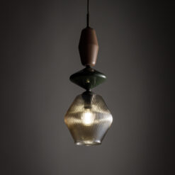 ZEN NEW BROWN FUSO COGNAC LAMPA WISZĄCA 1XE14