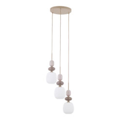 ZEN SABIA BOTTI WHITE LAMPA WISZĄCA 3XE14 KOŁO
