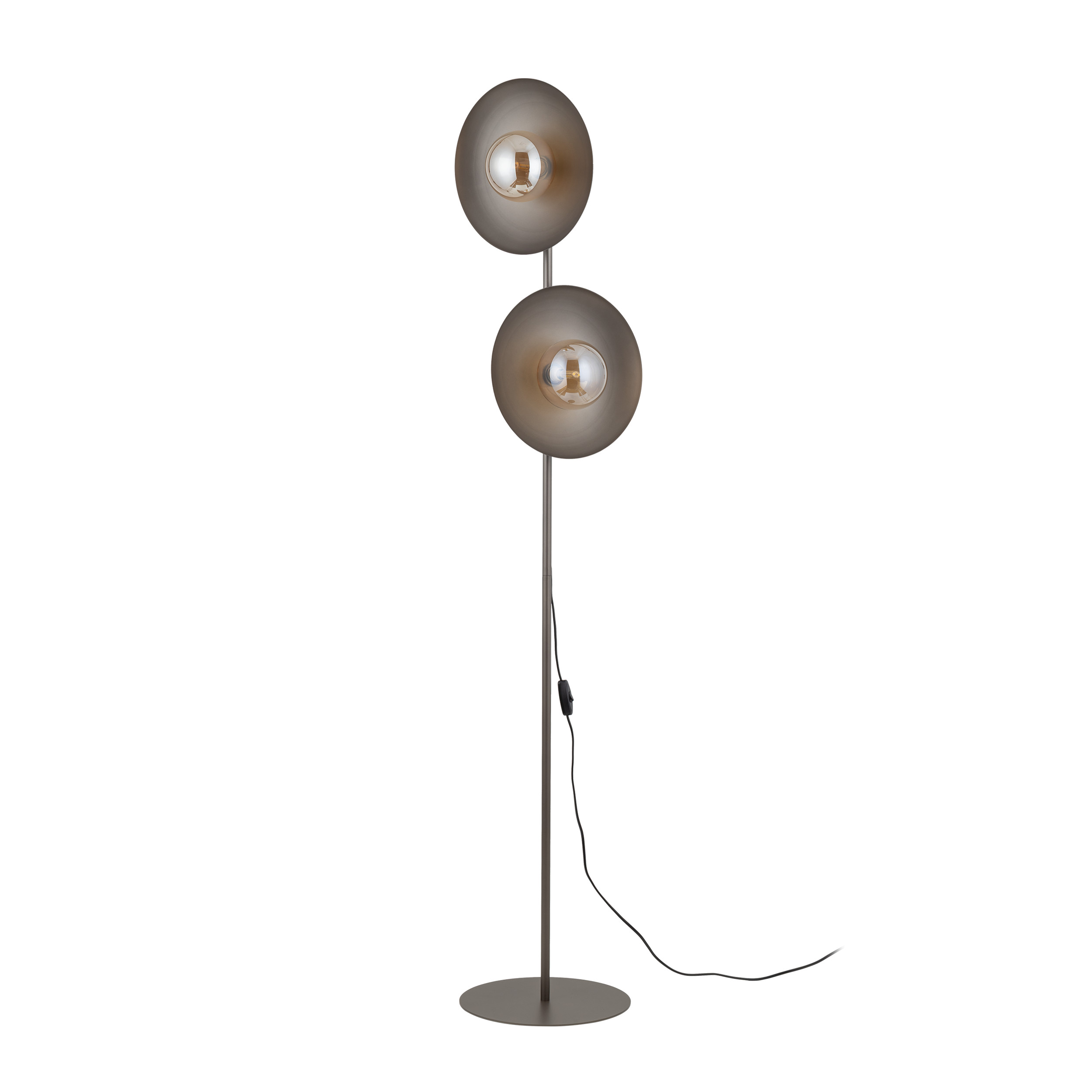 SLATE NEW BROWN GLASS LAMPA PODŁOGOWA 2XG9 SLATE NEW BROWN GLASS LAMPA PODŁOGOWA 2XG9
