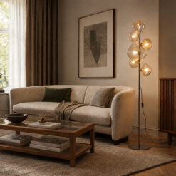 NEBIA NEW BROWN LAMPA PODŁOGOWA 6XG9