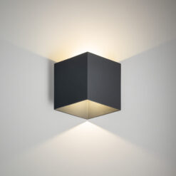CUBE GRAY KINKIET LED IP54