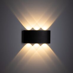 ARROW BLACK  KINKIET LED IP54