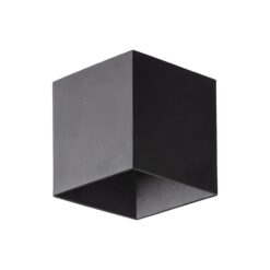 CUBE BLACK KINKIET LED IP54