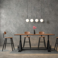 MARTIN BLACK WHITE LAMPA WISZĄCA 4