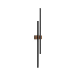 FLASH WOOD ORZECH KINKIET 2 LED FLASH WOOD ORZECH KINKIET 2 LED