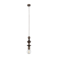 TOWER BROWN LAMPA WISZACA 1XE27