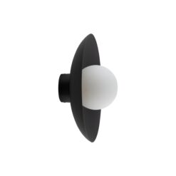 SLATE BLACK GLASS KINKIET 1XG9