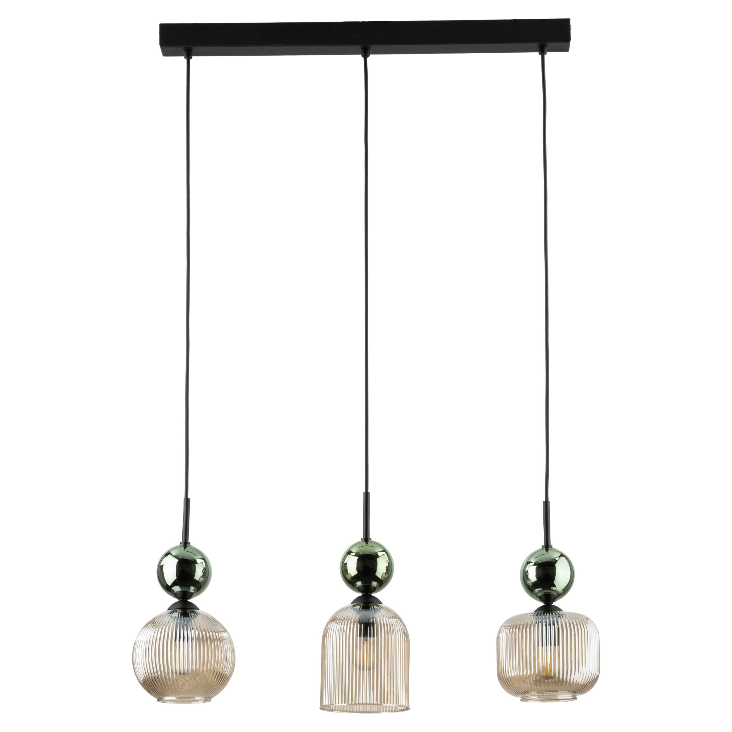 SOPHIA GREEN COGNAC LAMPA WISZĄCA 3XE14 SOPHIA GREEN COGNAC LAMPA WISZĄCA 3XE14