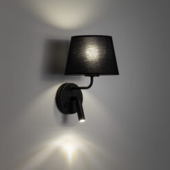 MAJA BLACK KINKIET 1XE27 / 1XG9