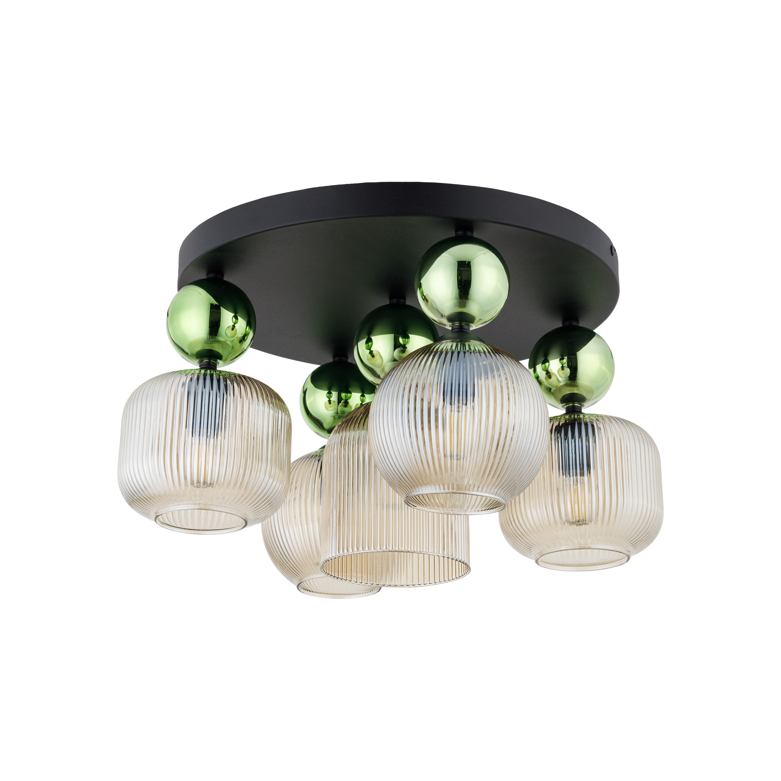 SOPHIA GREEN COGNAC LAMPA SUFITOWA 5XE14 SOPHIA GREEN COGNAC LAMPA SUFITOWA 5XE14