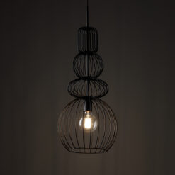 KAGO BLACK LAMPA WISZĄCA 1XE27