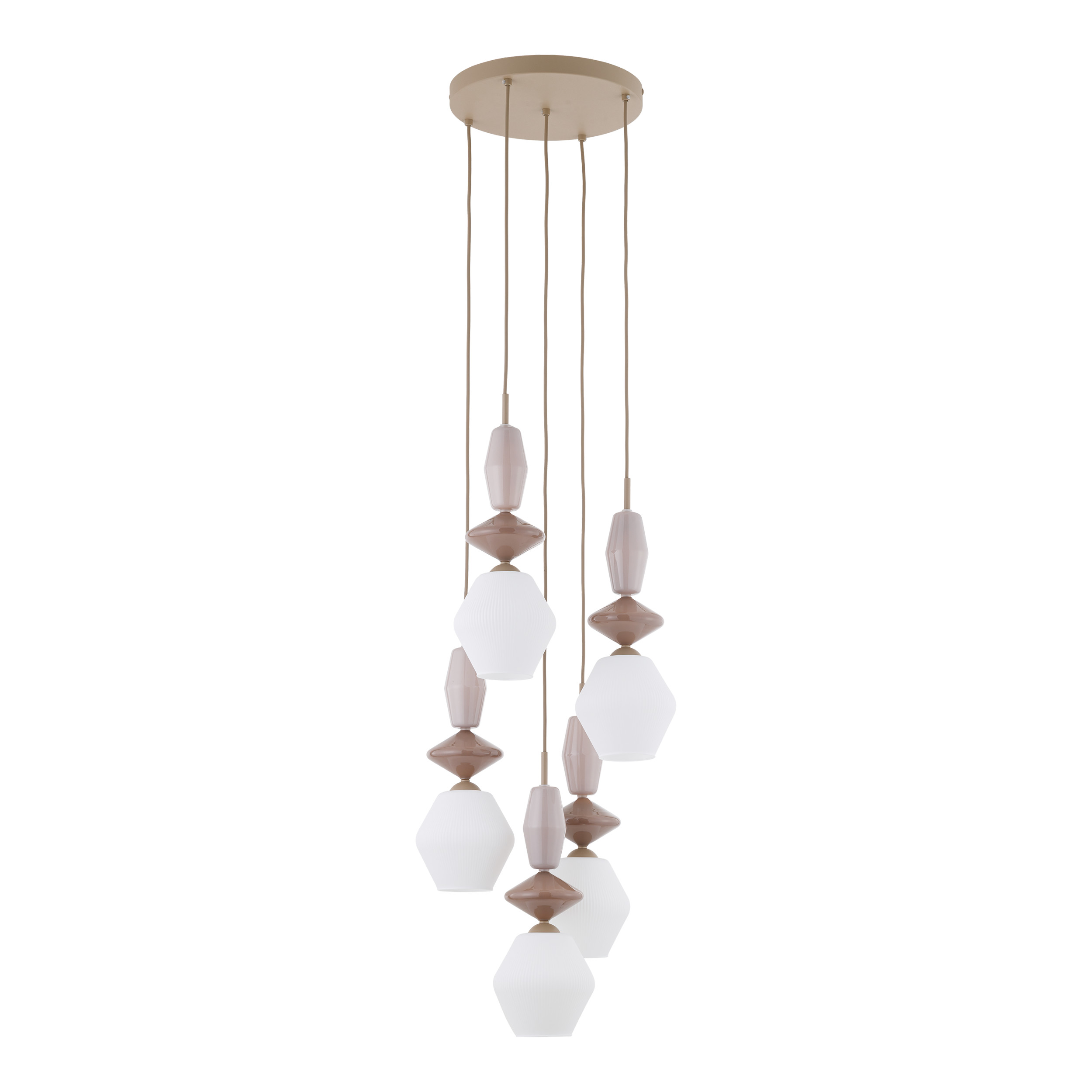 ZEN SABIA FUSO WHITE LAMPA WISZĄCA 5XE14 KOŁO ZEN SABIA FUSO WHITE LAMPA WISZĄCA 5XE14 KOŁO