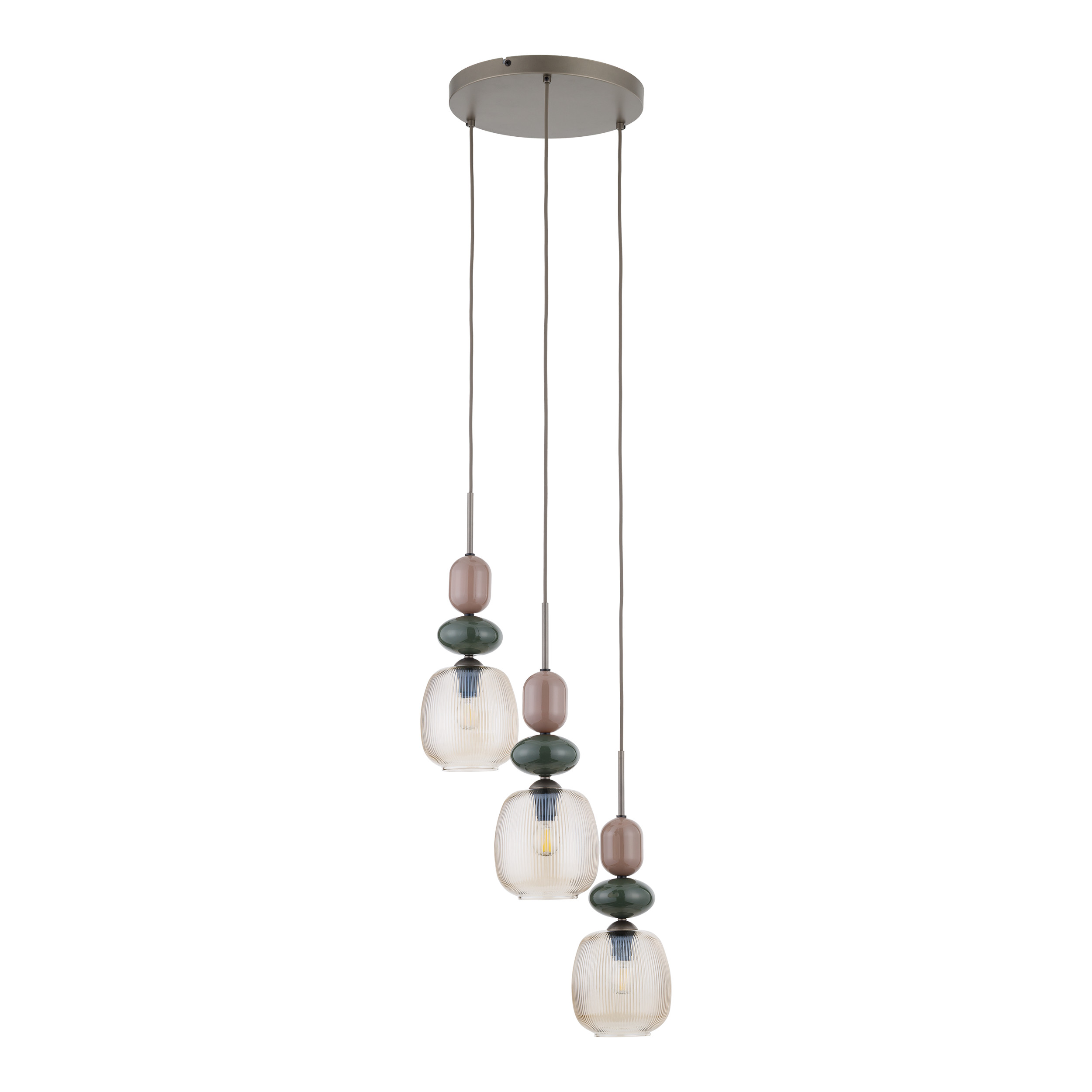 ZEN NEW BROWN BOTTI COGNAC LAMPA WISZĄCA 3XE14 KOŁO ZEN NEW BROWN BOTTI COGNAC LAMPA WISZĄCA 3XE14 KOŁO