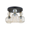 SOPHIA GREEN COGNAC LAMPA SUFITOWA 3XE14