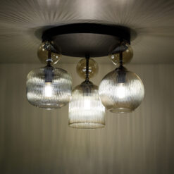 SOPHIA COGNAC LAMPA SUFITOWA 3XE14