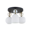 SOPHIA GREEN COGNAC LAMPA SUFITOWA 3XE14